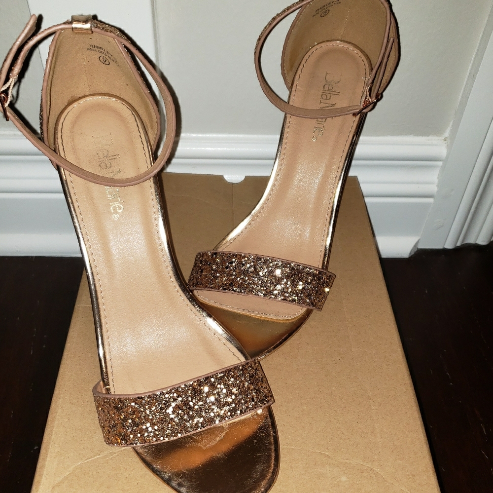 Bella Marie Rose Gold Heels